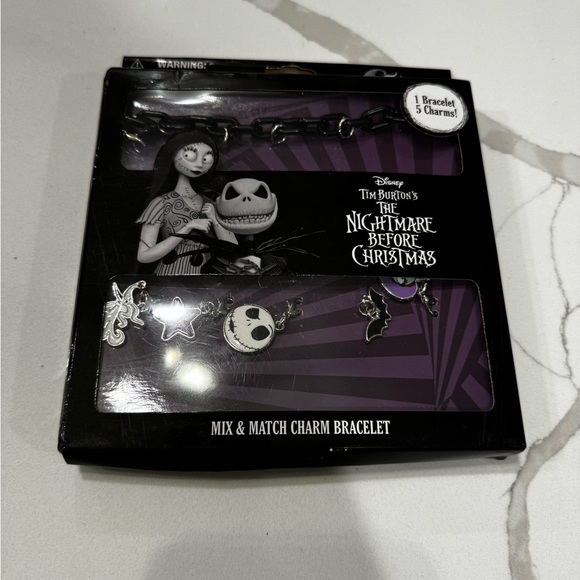 Disney The Nightmare Before Christmas Bracelet Set Mix & Match Charm Jewelry NWT - Picture 1 of 2